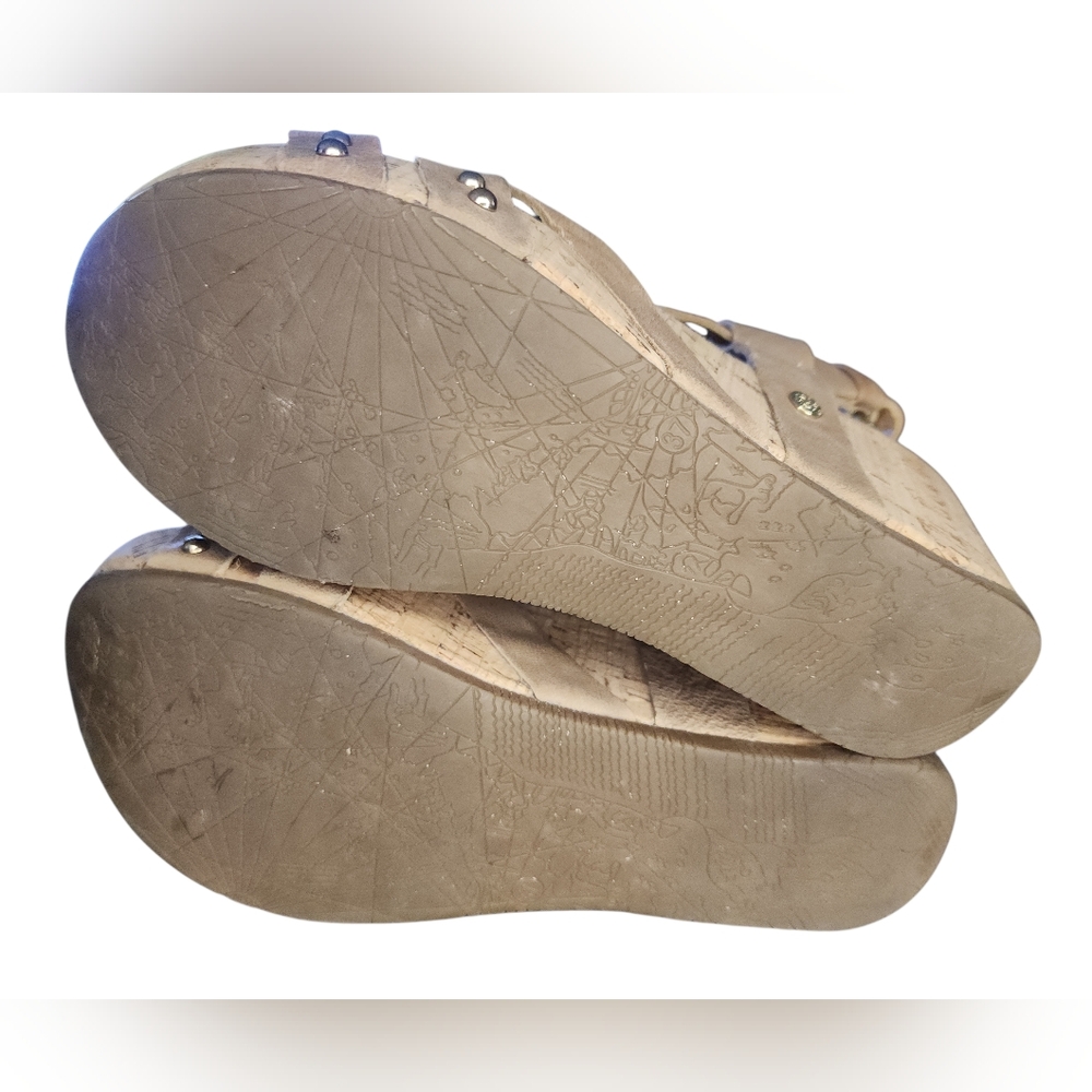 Bussola Formentera Cross Straps Wedge Sandals, Womens 37 EU (6-6.5 US) - Picture 8 of 14